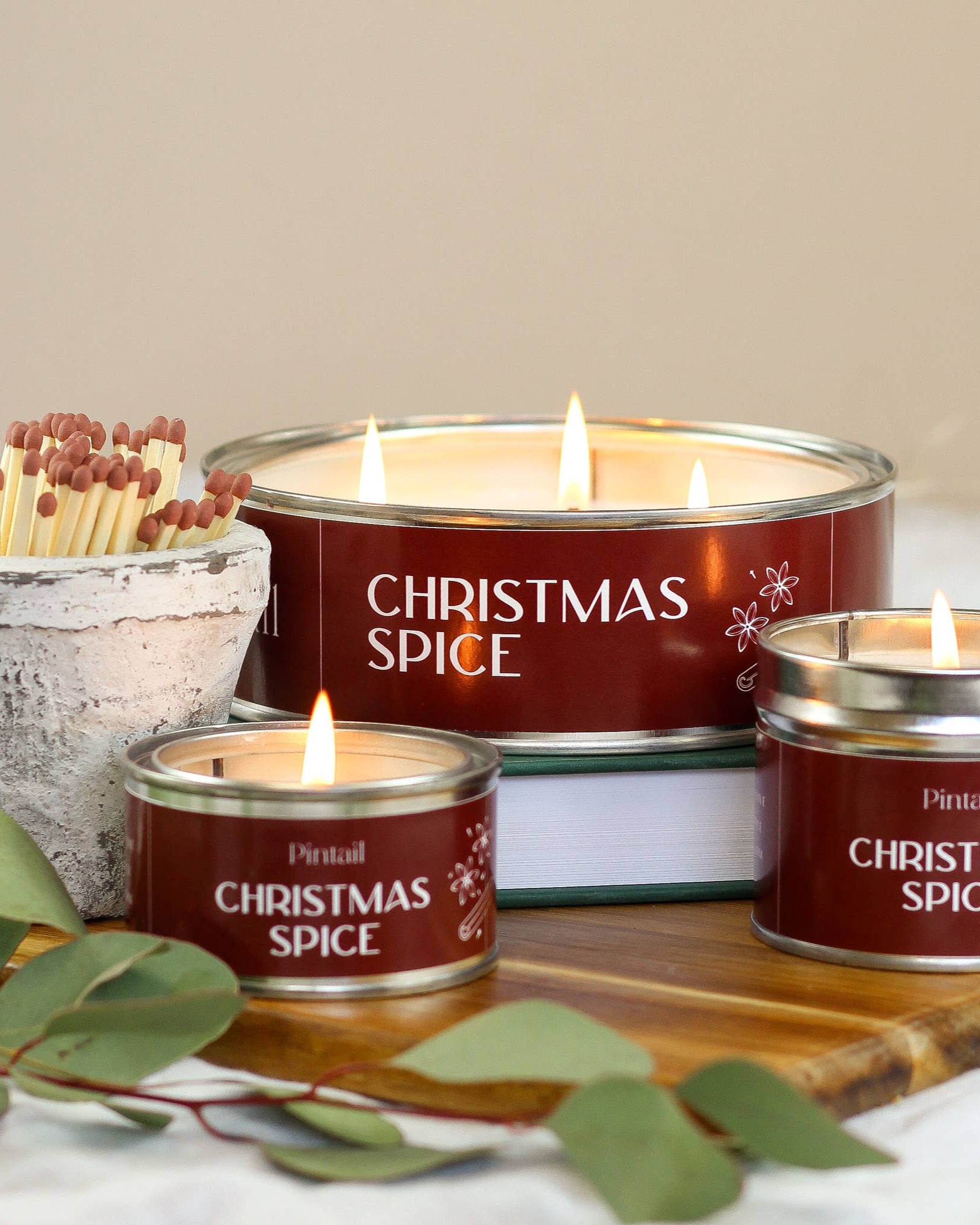 Christmas Spice Paint Pot Candle Collection
