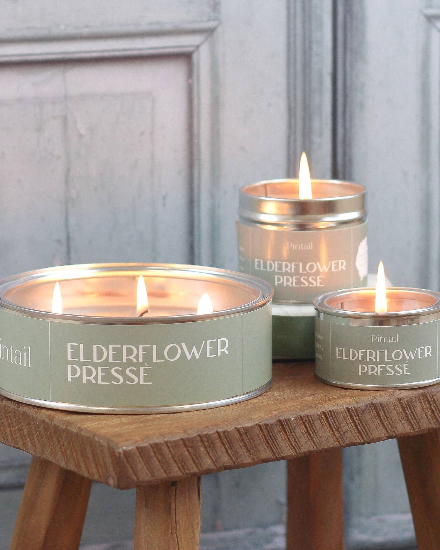Elderflower Presse Paint Pot Candle - Benny and Mollie