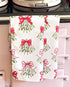 Cream Bows Tea Towel