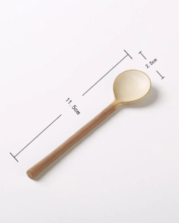 Delicate Handmade Ceramic Spoon
