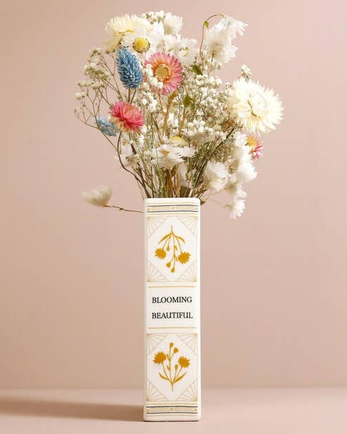 Ceramic Little Book of Flowers Vase - Benny and Mollie