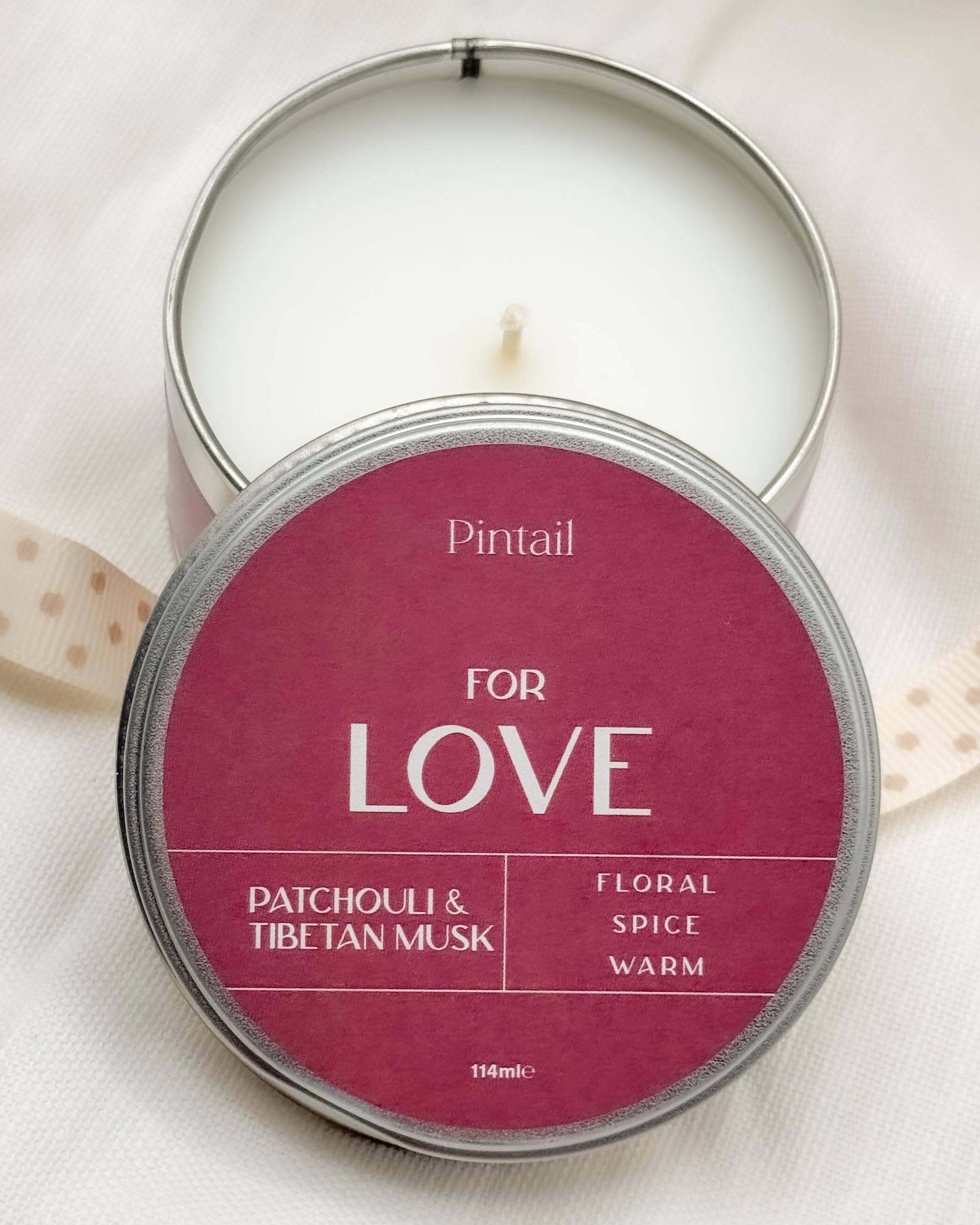 Patchouli and Tibetan Musk For Love Paint Pot Candle - Benny and Mollie