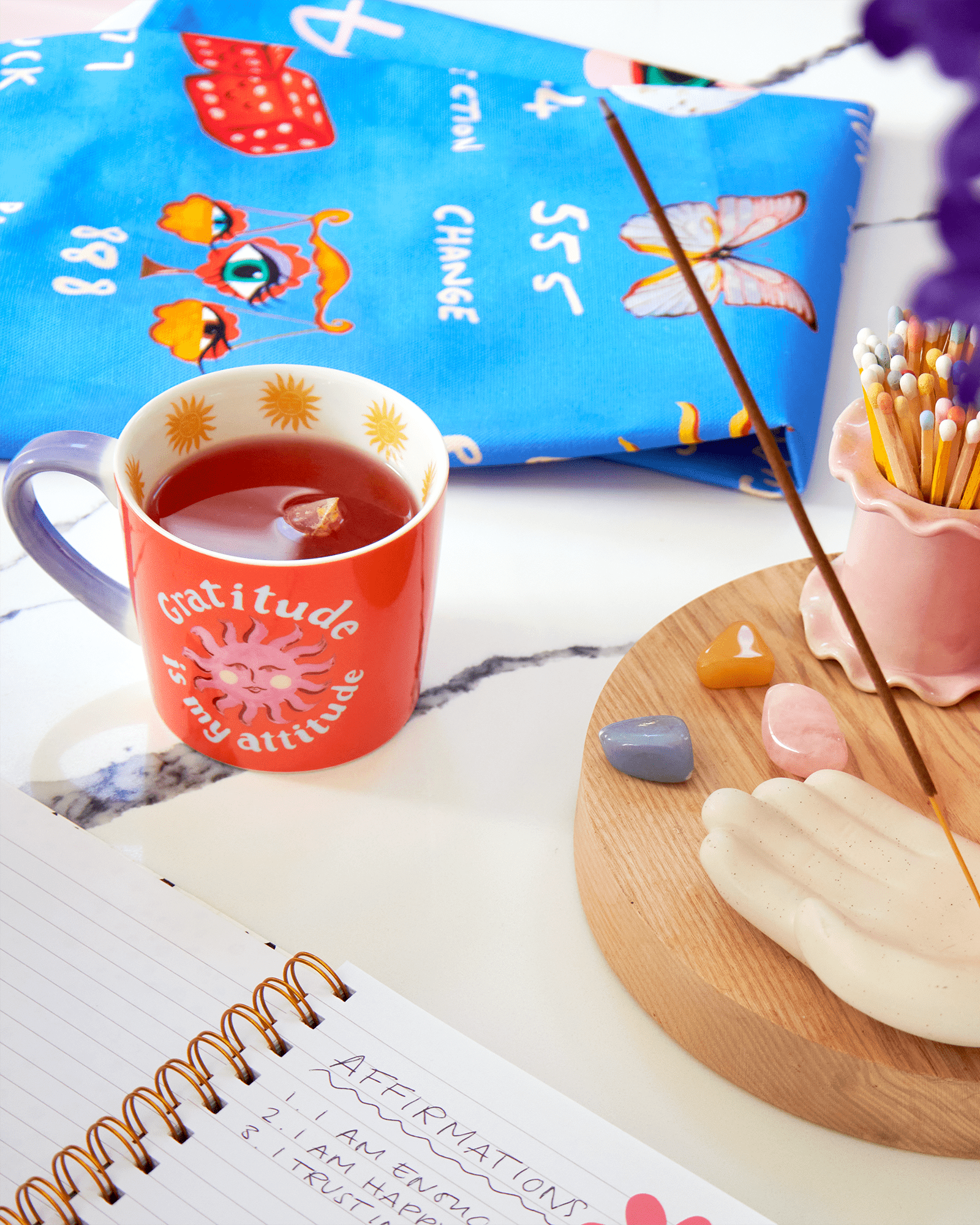 Gratitude Is My Attitude Mug – New Bone China - Benny and Mollie