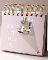 Floral Weekly Positivity Flip Chart Inspiration