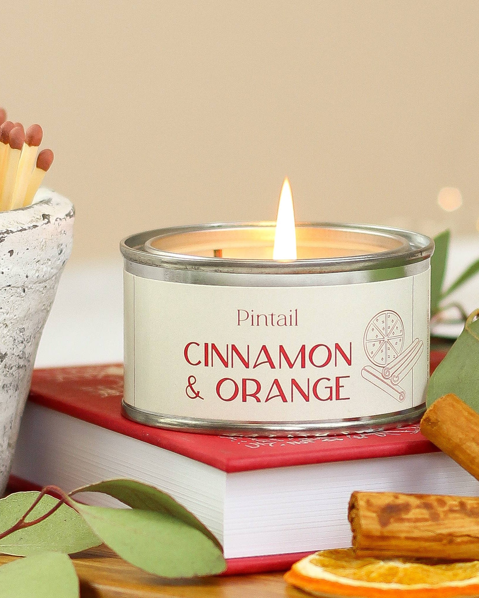Cinnamon & Orange Paint Pot Candle