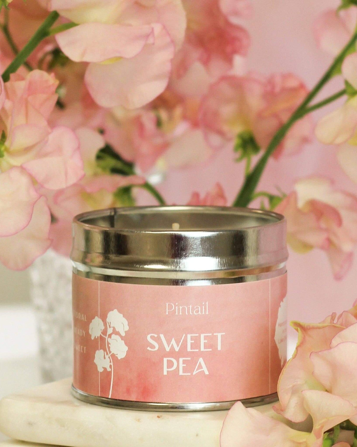 Sweet Pea Paint Pot Candle - Benny and Mollie