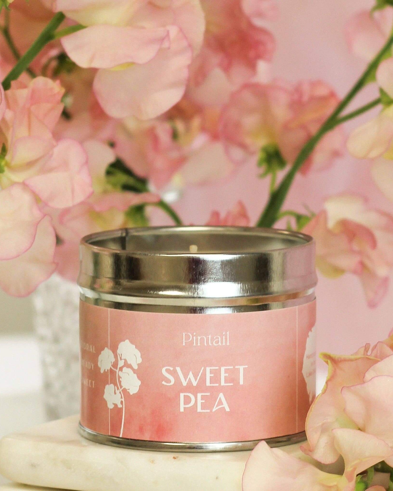 Sweet Pea Paint Pot Candle - Benny and Mollie
