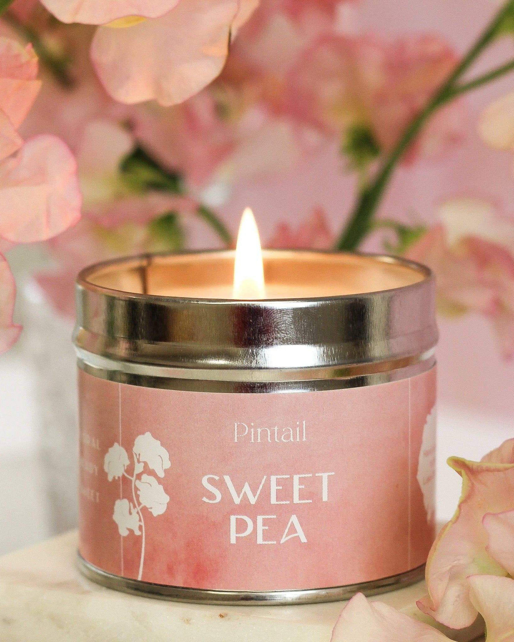 Sweet Pea Paint Pot Candle - Benny and Mollie