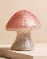 Pink Glass Mushroom Light