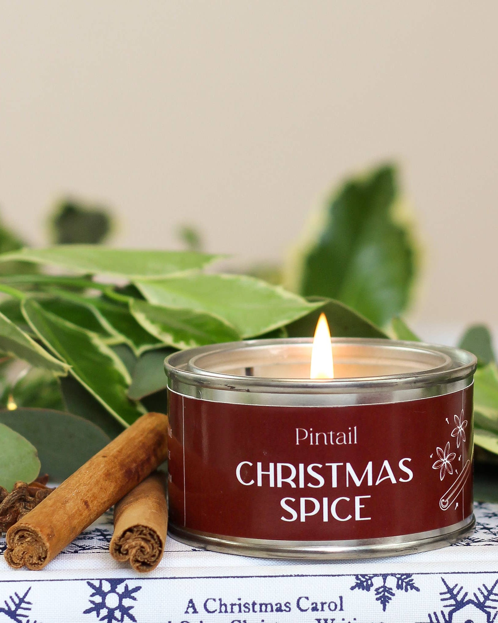 Christmas Spice Paint Pot Candle