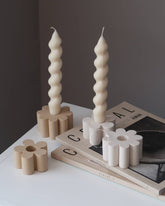 Flower Taper Candle Holder - Benny and Mollie