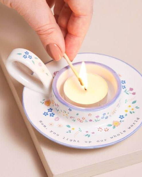Lighting Mum Meaningful Word Tealight Holder
