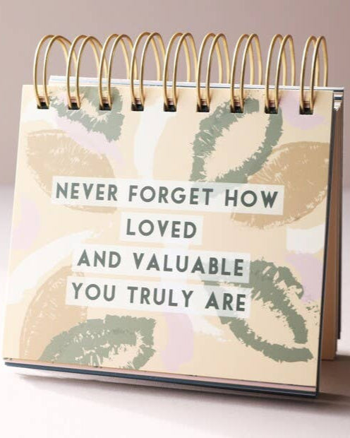 Floral Weekly Positivity Flip Charts