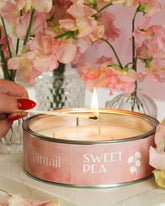 Sweet Pea Paint Pot Candle - Benny and Mollie