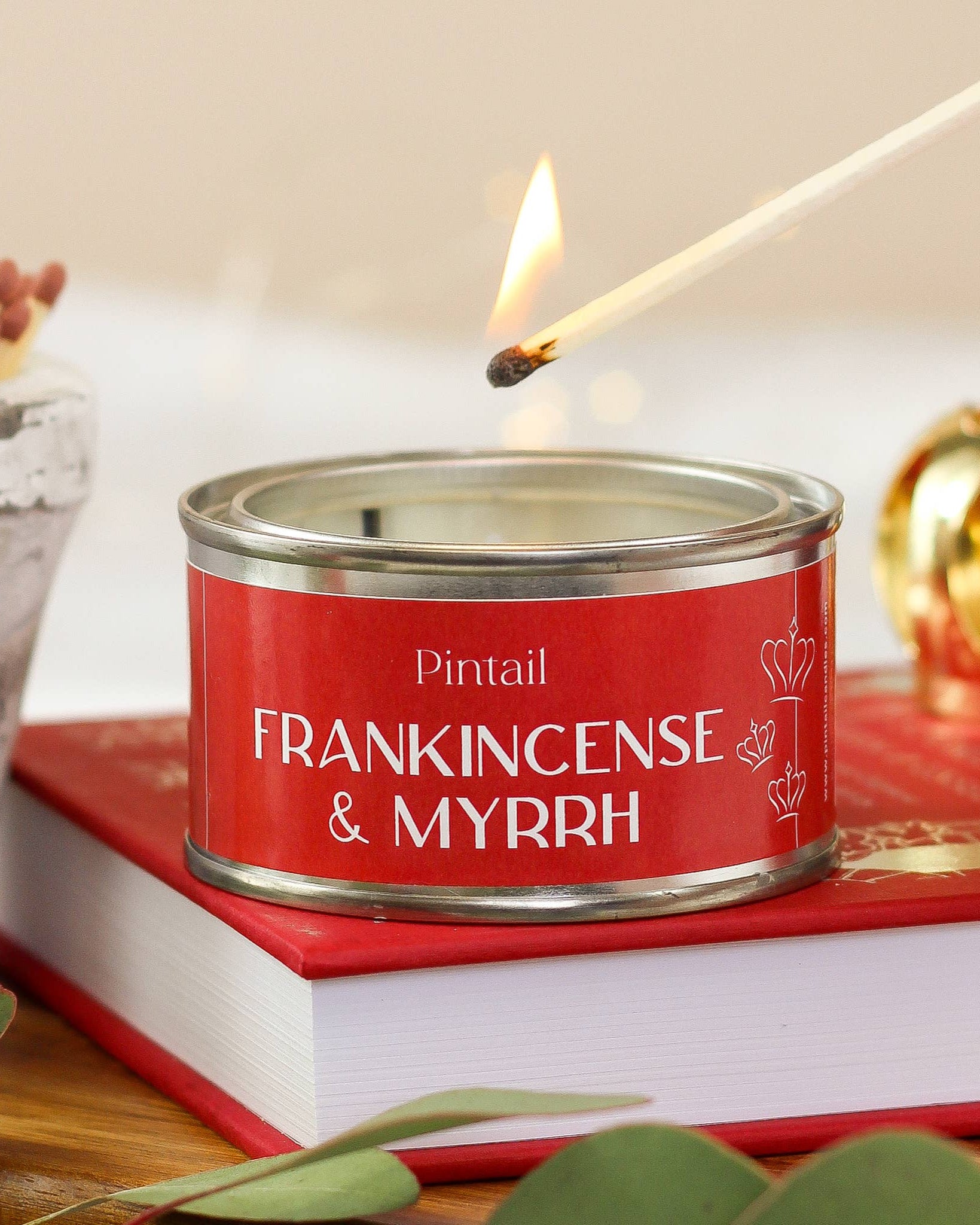 Tinned Frankincense & Myrrh Paint Pot Candle