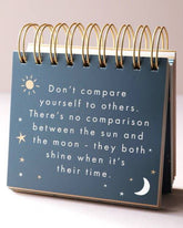 Inspirational Floral Weekly Positivity Flip Chart
