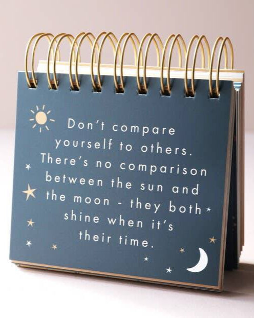 Inspirational Floral Weekly Positivity Flip Chart