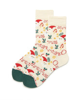 White Christmas Winter Socks - Unisex