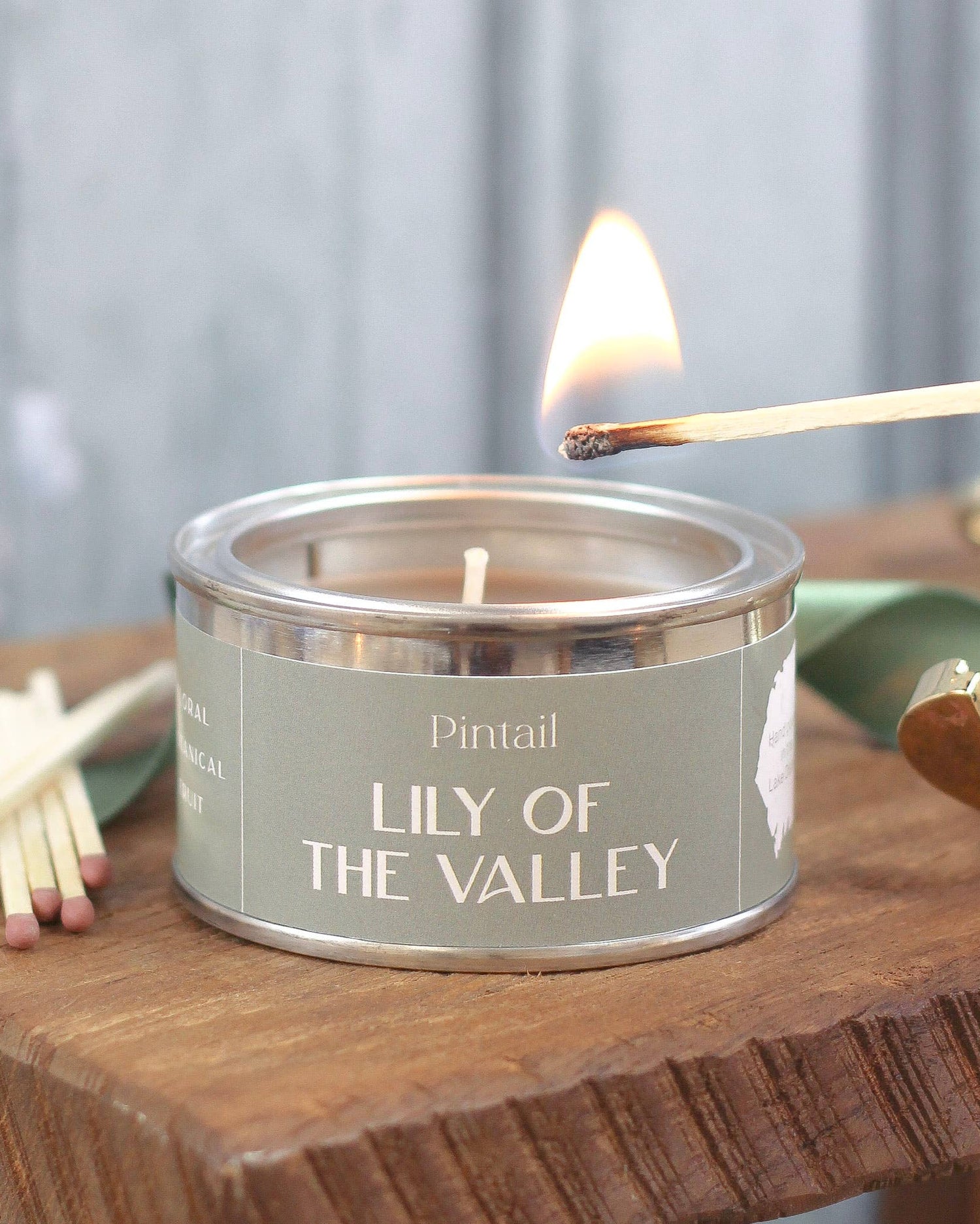 Lily of the Valley Paint Pot Candle - Benny and Mollie
