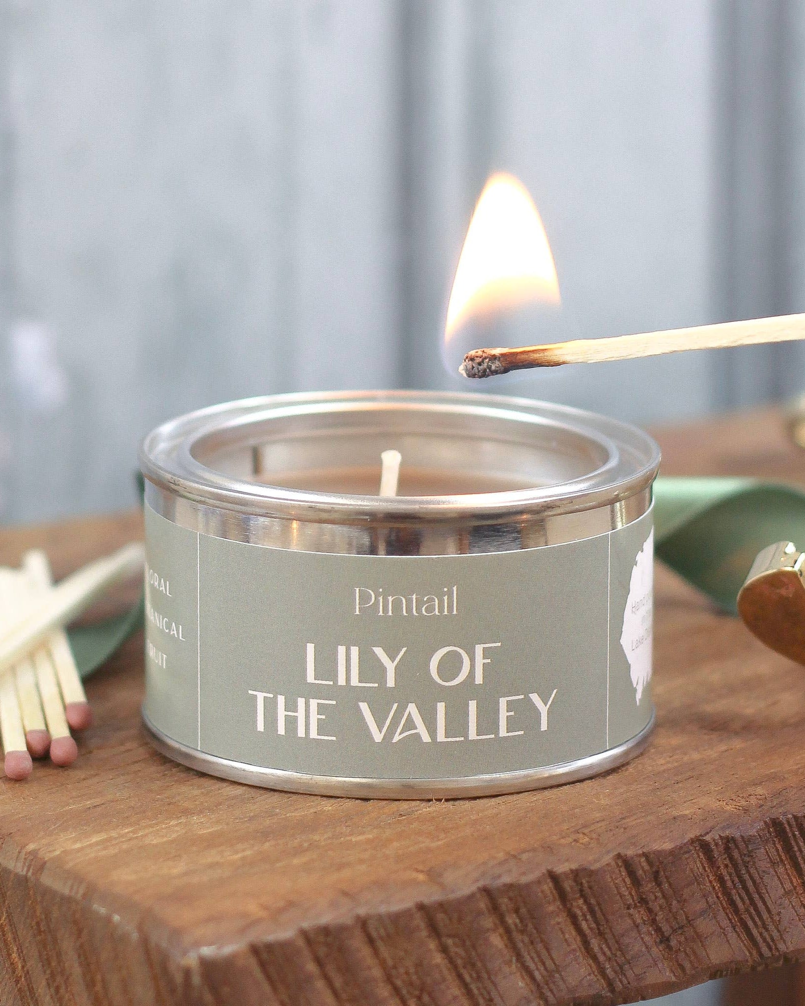 Lily of the Valley Paint Pot Candle - Benny and Mollie