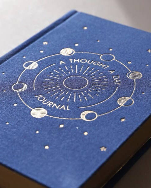 Navy Five-Year Thought a Day Journal Close Up