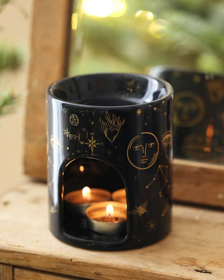 Blue Starry Night Wax Burner - Benny and Mollie