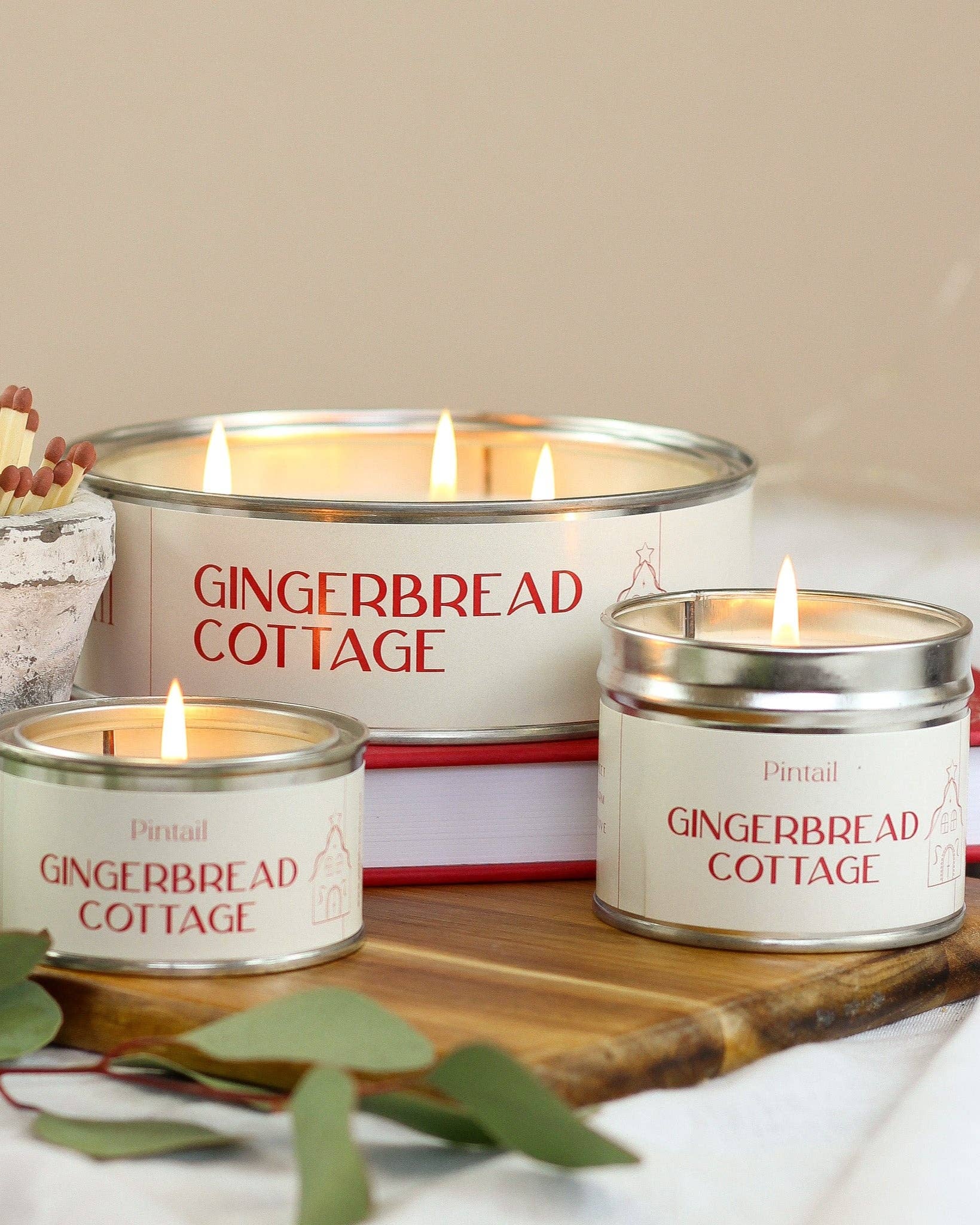 Gingerbread Cottage Triple Wick Candle Collection