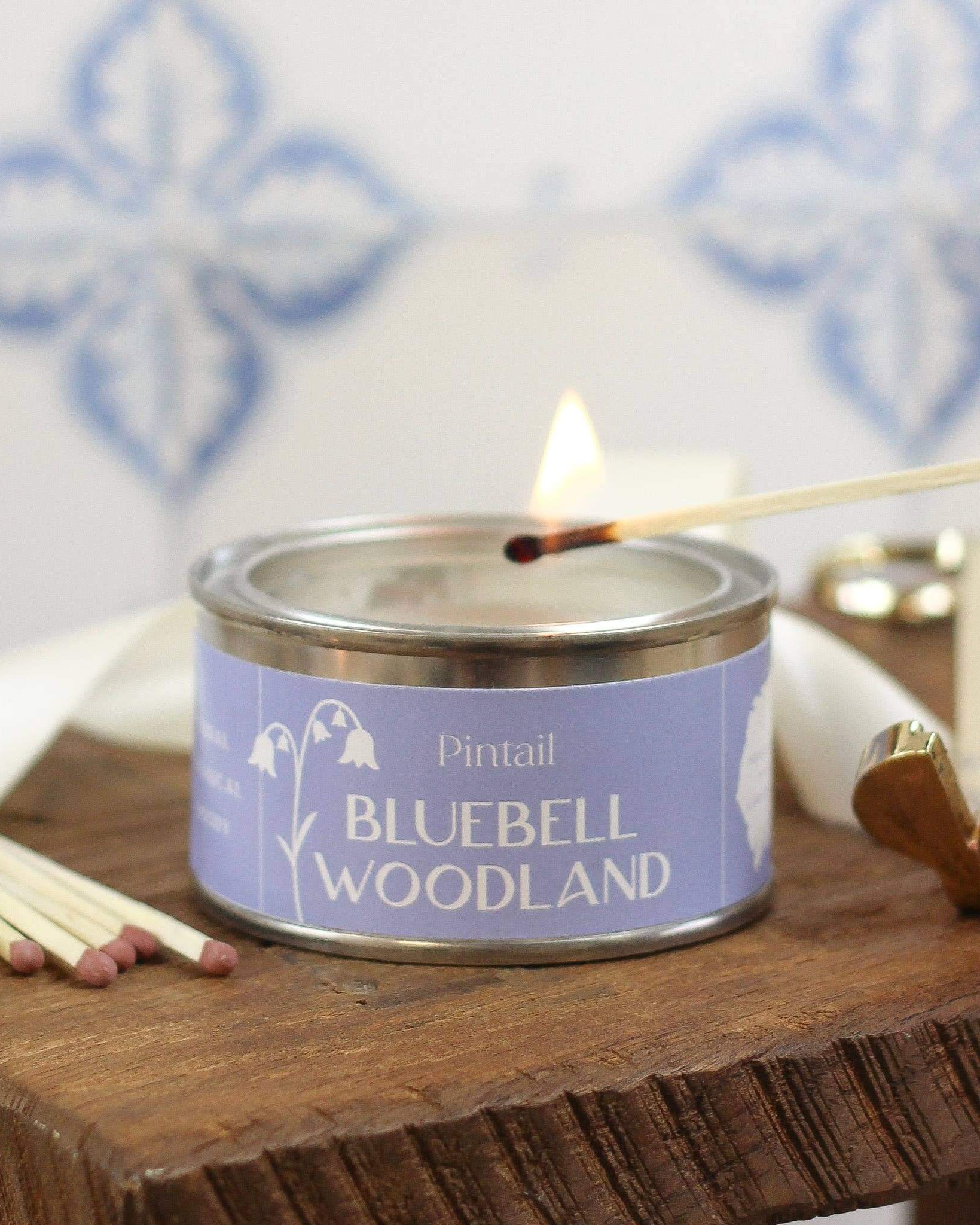 Bluebell Woodland Paint Pot Candle - Benny and Mollie