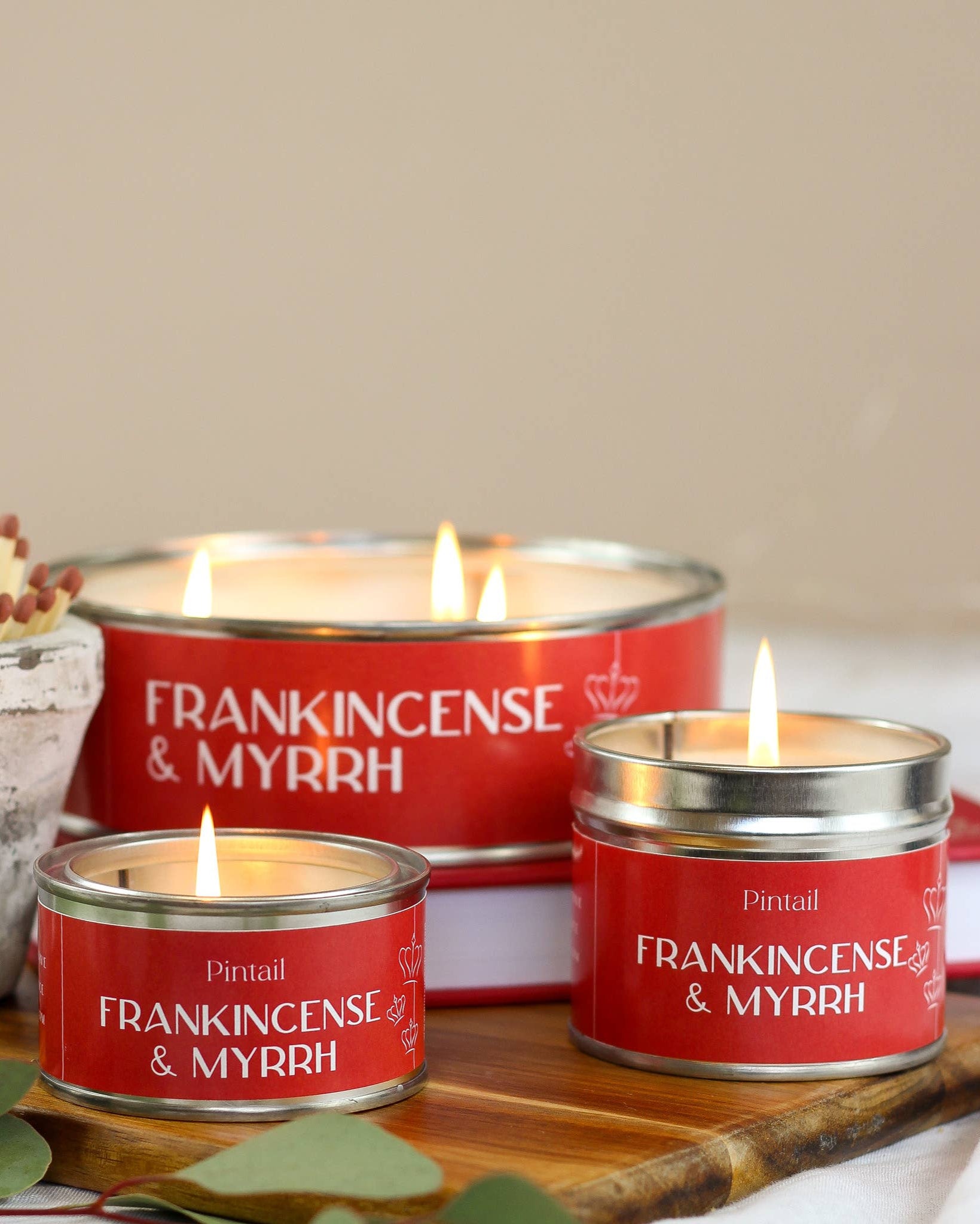 Frankincense & Myrrh Paint Pot Candle Collection