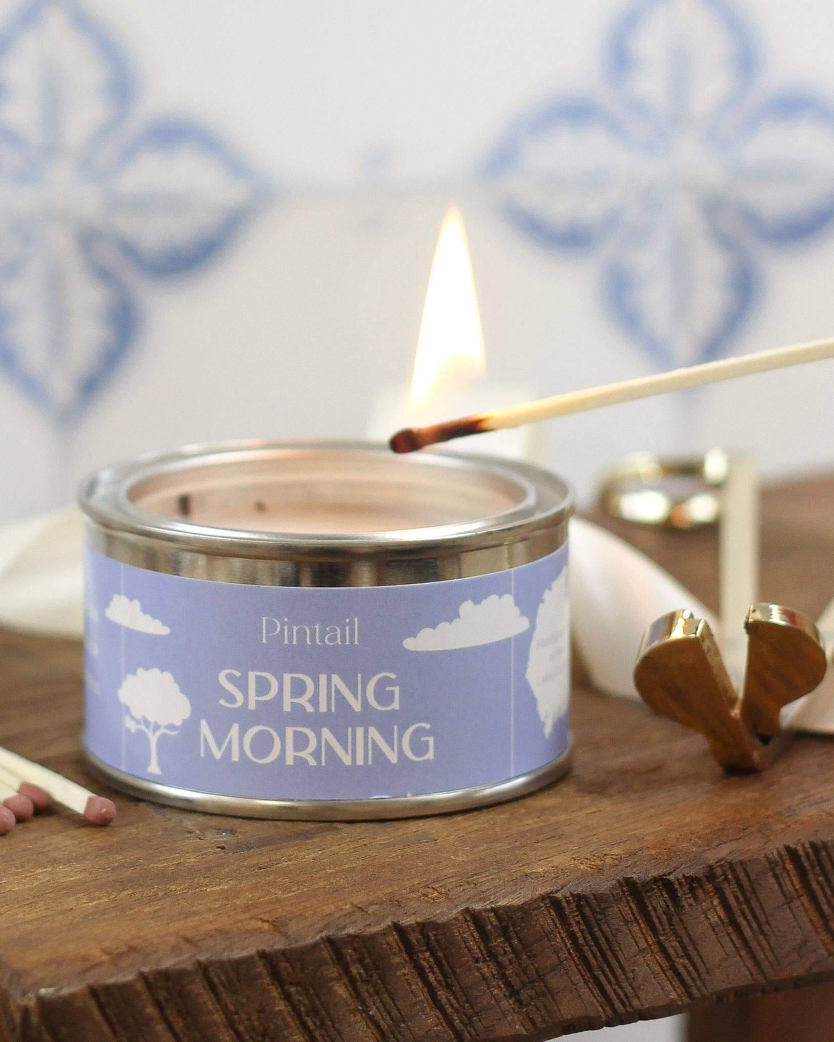 Spring Morning Paint Pot Candle - Benny and Mollie