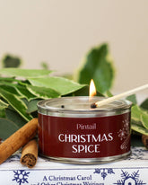 Christmas Spice Paint Pot Candle Lit