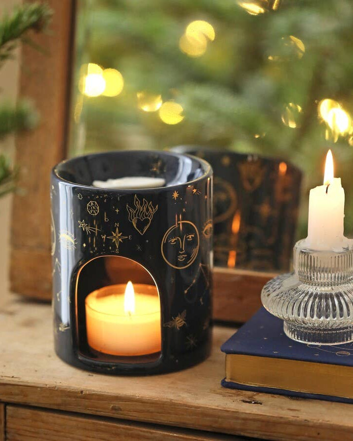 Blue Starry Night Wax Burner - Benny and Mollie