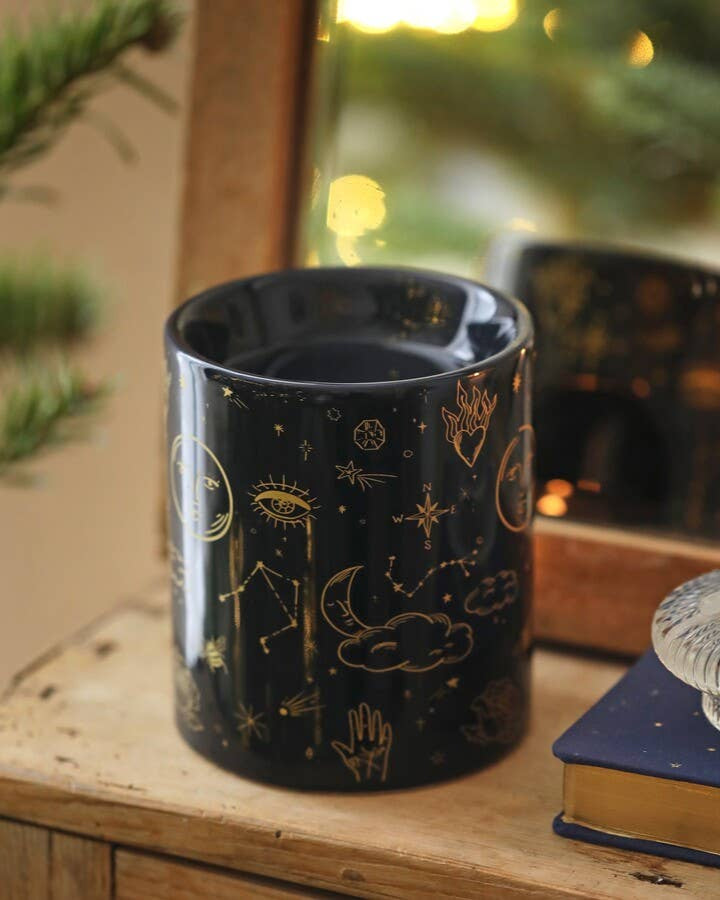Blue Starry Night Wax Burner - Benny and Mollie
