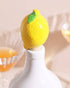 Lemon Cork Bottle Stopper in Bottle