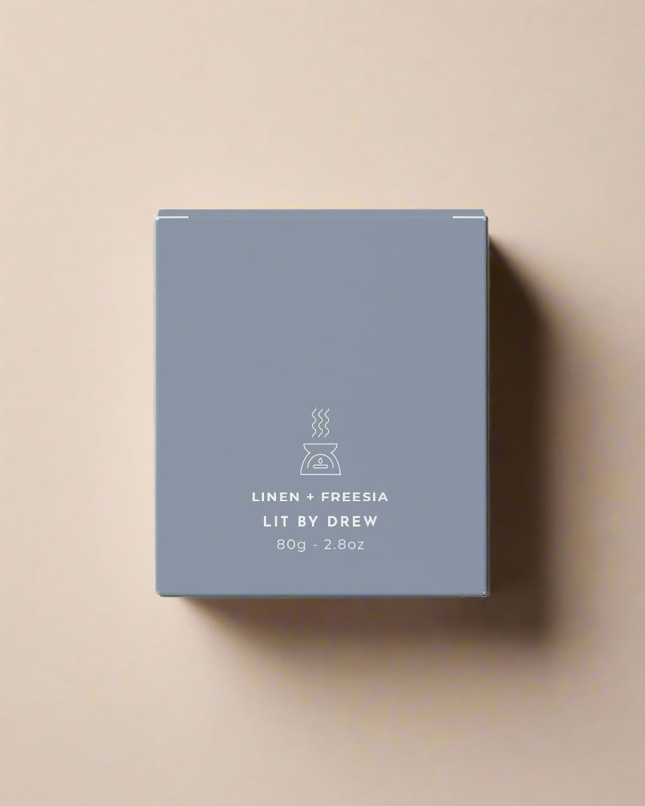 Linen & Freesia Soy Wax Melts in Box