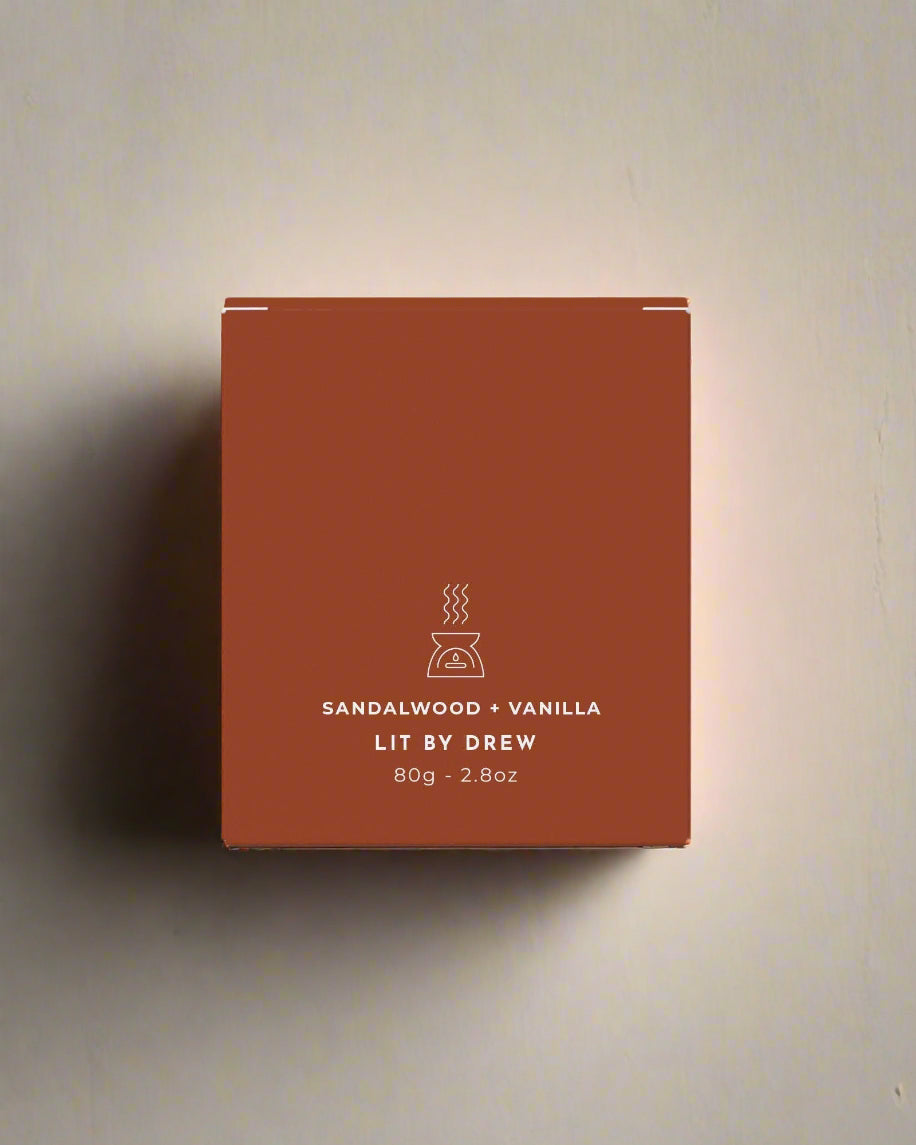 Sandalwood & Vanilla Soy Wax Melts in Box