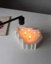 Hand-Poured Scented Christmas Tree Shaped Candle