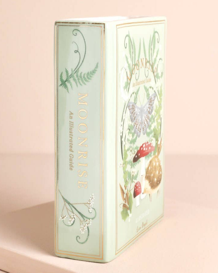 Ceramic Moonrise Woodland Book Vase - Benny and Mollie