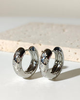 Chunky Star Hoop Earrings - Benny and Mollie