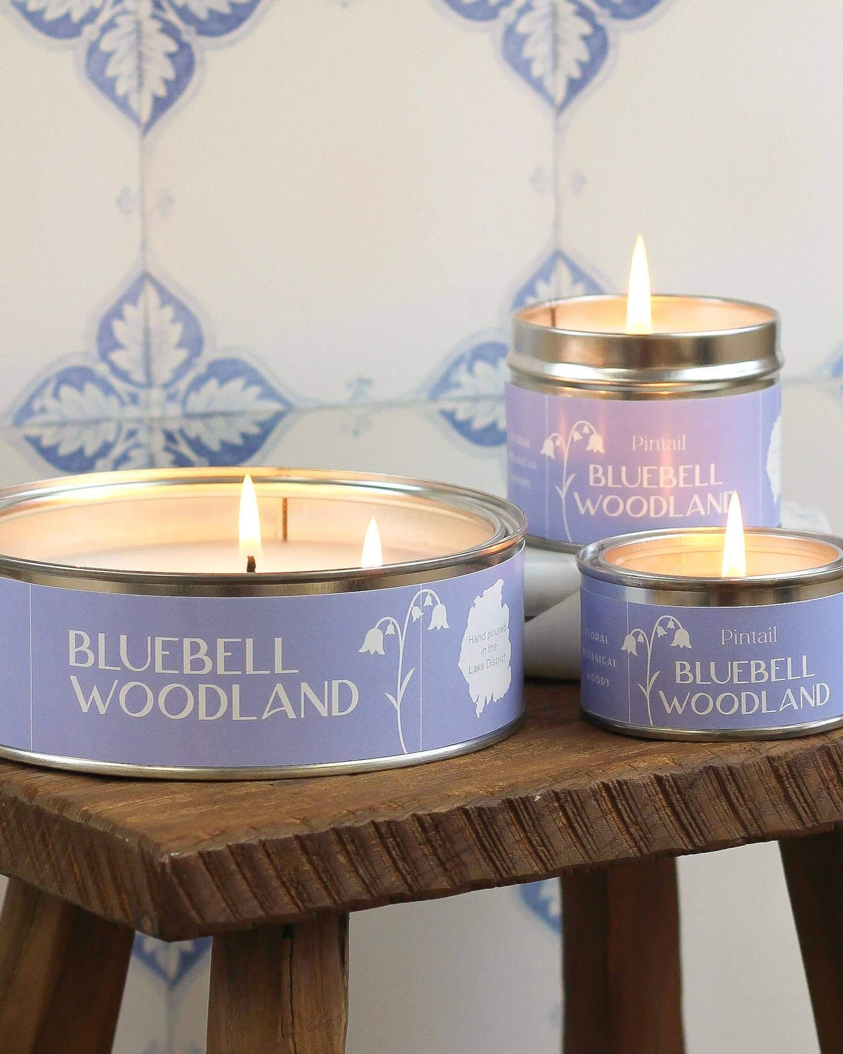 Bluebell Woodland Paint Pot Candle - Benny and Mollie