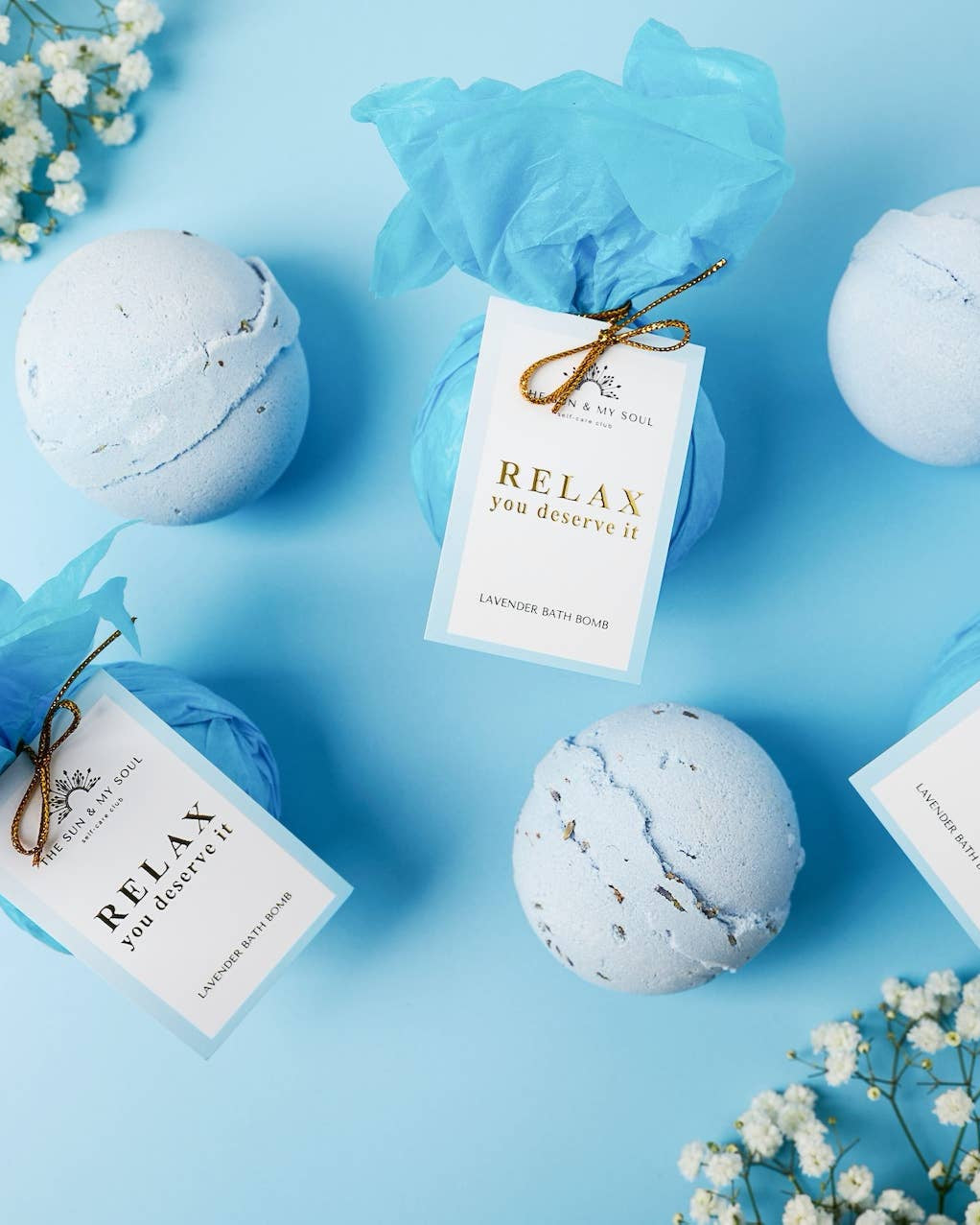 Lavender Scented Luxury Bath Bomb Collection