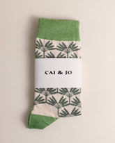 Palm Leaf Socks - Benny and Mollie