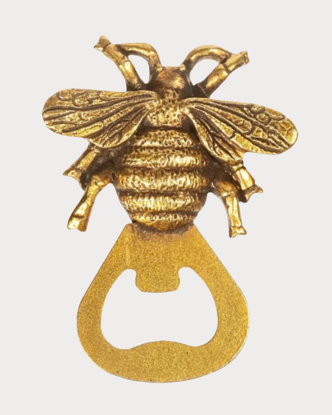 Gold Bee Bottle Opener