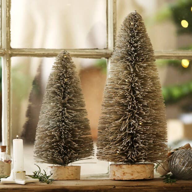 Large Light Up LED Tree Ornament on Table