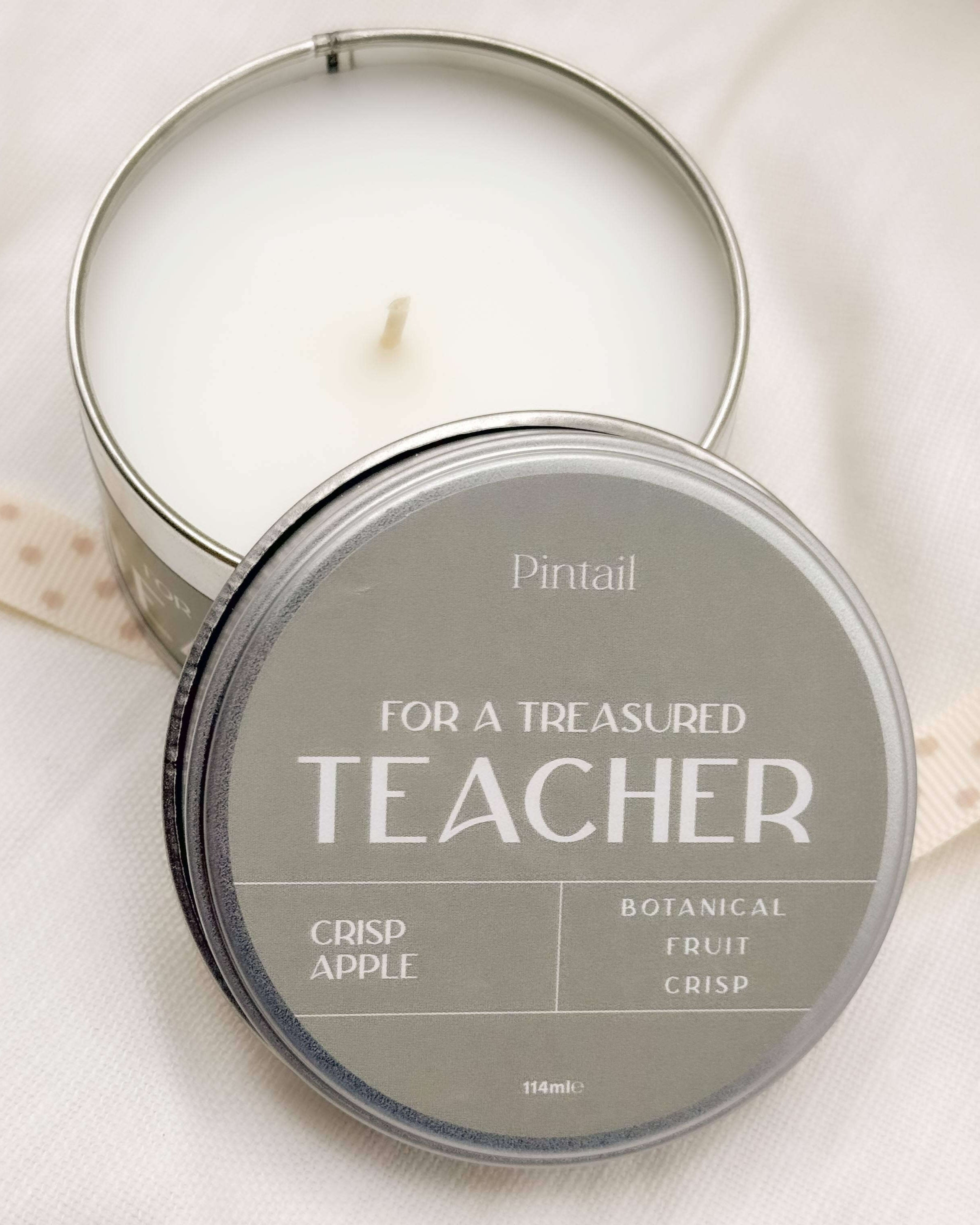 Crisp Apple Treasured Teacher Paint Pot Candle - Benny and Mollie