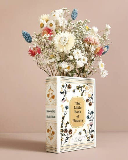 Ceramic Little Book of Flowers Vase - Benny and Mollie