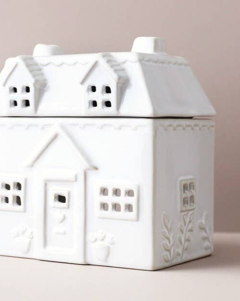 Ceramic House Wax Melt Burner - Benny and Mollie