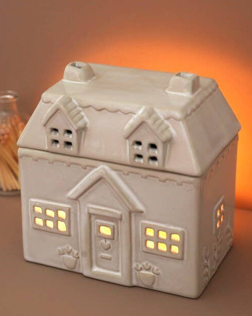 Ceramic House Wax Melt Burner - Benny and Mollie