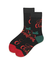 Black Christmas Winter Socks - Unisex