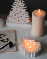Hand-Poured Scented Christmas Tree Candle Collection